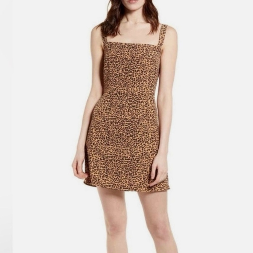 🖤 NWOT Nordstrom BP Leopard Print Mini Dress